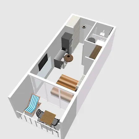 Village Naturiste Turquoise Apartament *